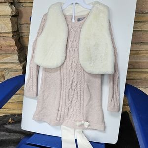 4t Pink sweater dress
